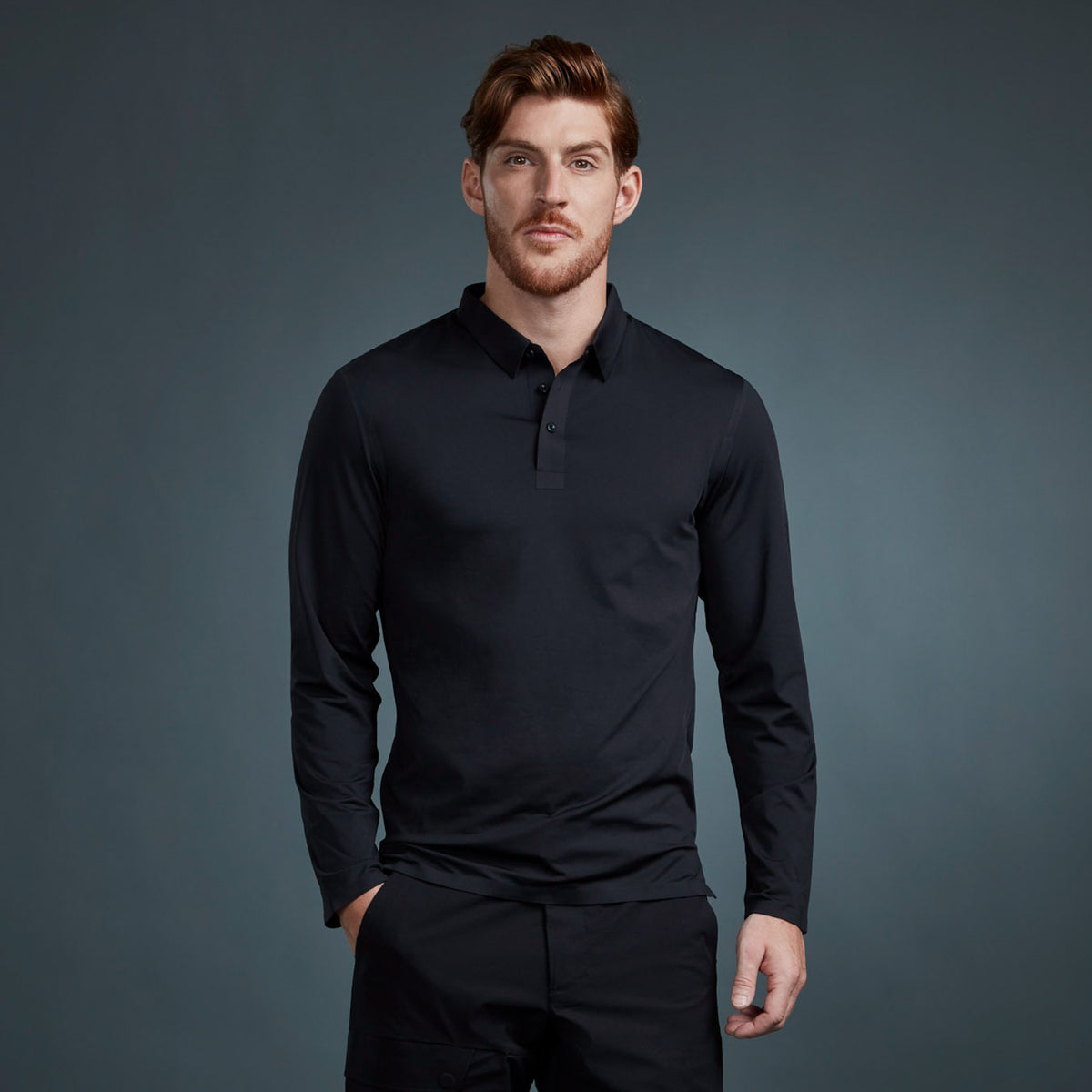 All Rounder Polo Shirt Long Sleeve / Everyday Performance Series - Graphene X